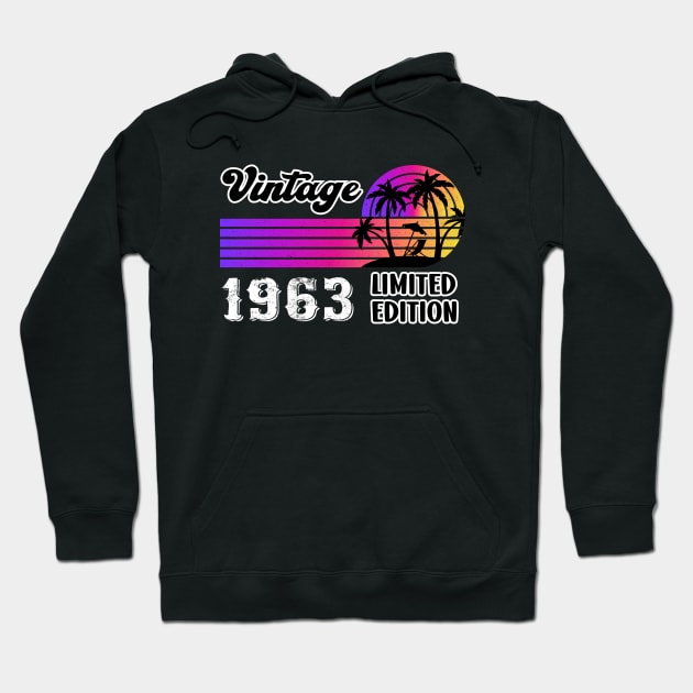 Vintage since 1963 Limited Edition Gift Hoodie by safoune_omar